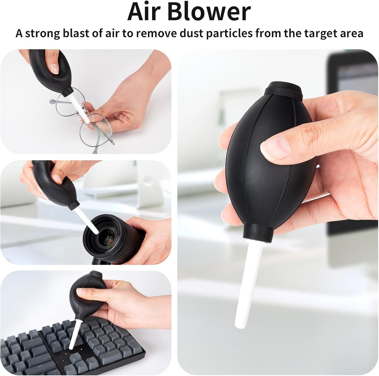 COLORCORAL Laptop Cleaning Kit Keyboard Cleaner Electronic Cleaning Product with 3pack Cleaning Gel, Computer Cleaning Brush Electronic Screen Cleaner for PC, Tablet, Phone, MacBook, Earbud, Car