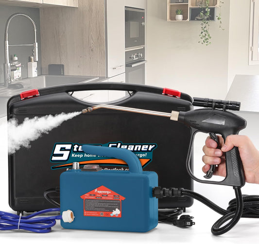 High Pressure Steam Cleaner - 1700W Handheld Steamer for Cleaning Grout Tile, Hand Held Portable Steam Pressure Washer for Car Auto 110V