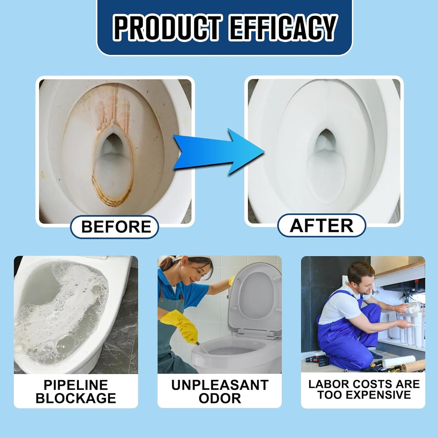 2PCS Foam Toilet Cleaner,New Powerful Foaming Toilet Bowl Cleaner,Foaming Bathroom Cleaner for Home,Instant Powerful Cleaner for Toilets Squatting Pans