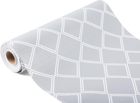 Kitchen Shelf Liner Non Slip 18 Inch X 20 FT Cabinet Liners for Shelves Waterproof Drawer Liners for Kitchen Cabinets Non Adhesive Cupboard Paper Liner for Bathroom Closet Fridge Dresser Pantry