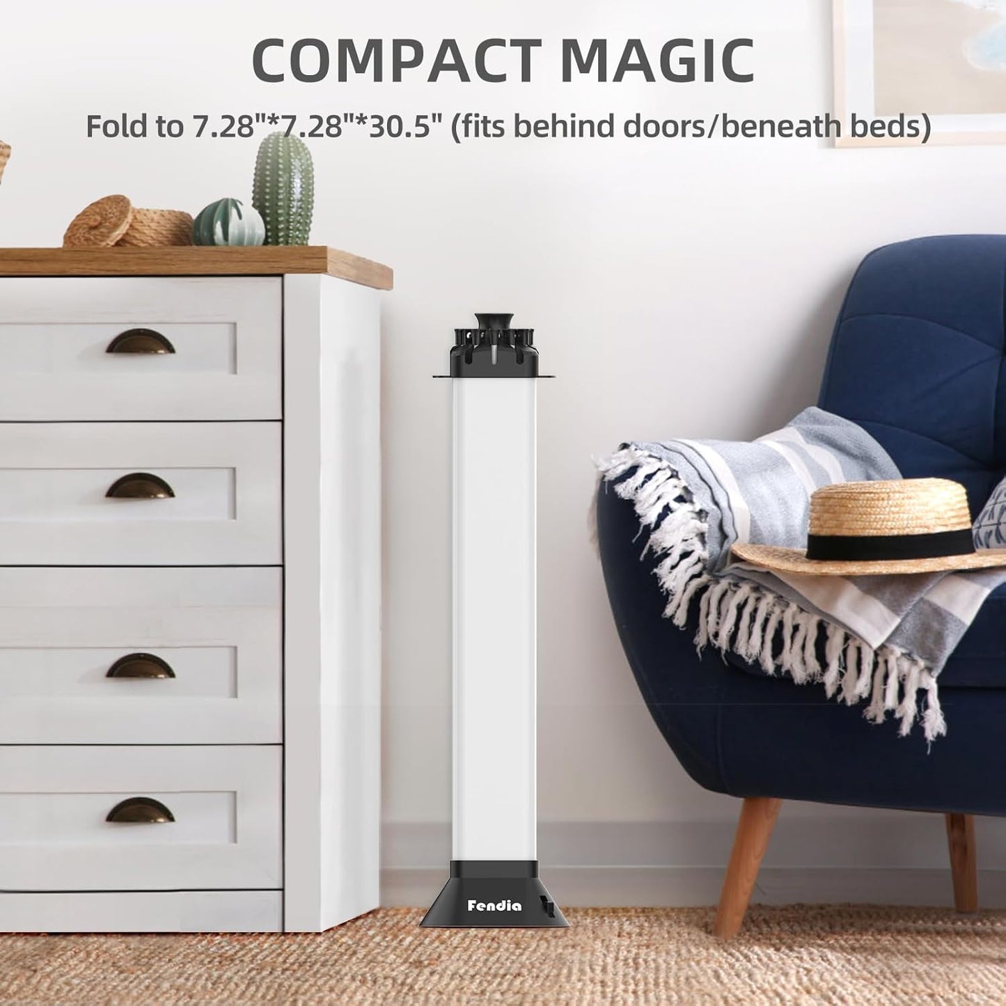 Clothes Drying Rack Foldable & Collapsible Drying Racks with 4-Leg Octopus Design, Large Capacity Space Saving Indoor Drying Rack for Bedroom,Balcony,Laundry for Indoor/Outdoor Use (White)