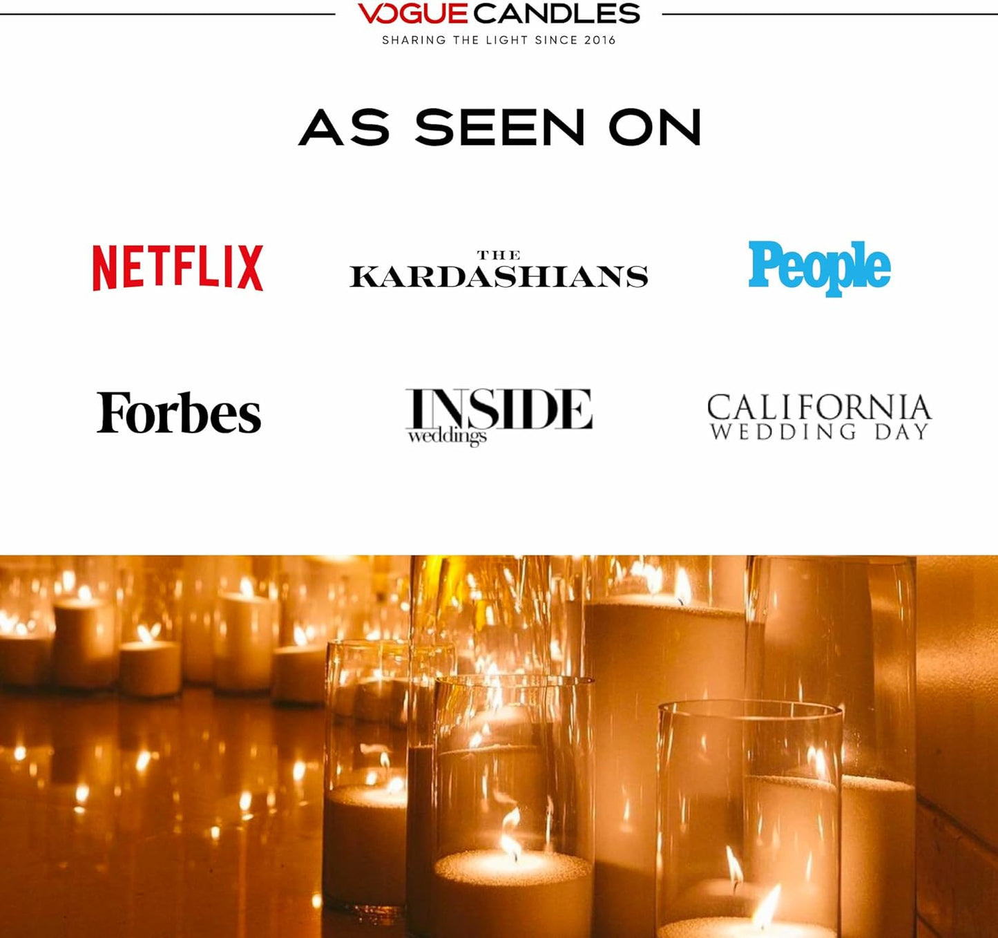 Vogue Candles 5LB Candle Sand with 50 Wicks | Bulk Refillable Plant-Based Granules for Custom Candle Making | Unscented, Clean Burn, Smoke-Free, Vegan Candle Refill Kit- White