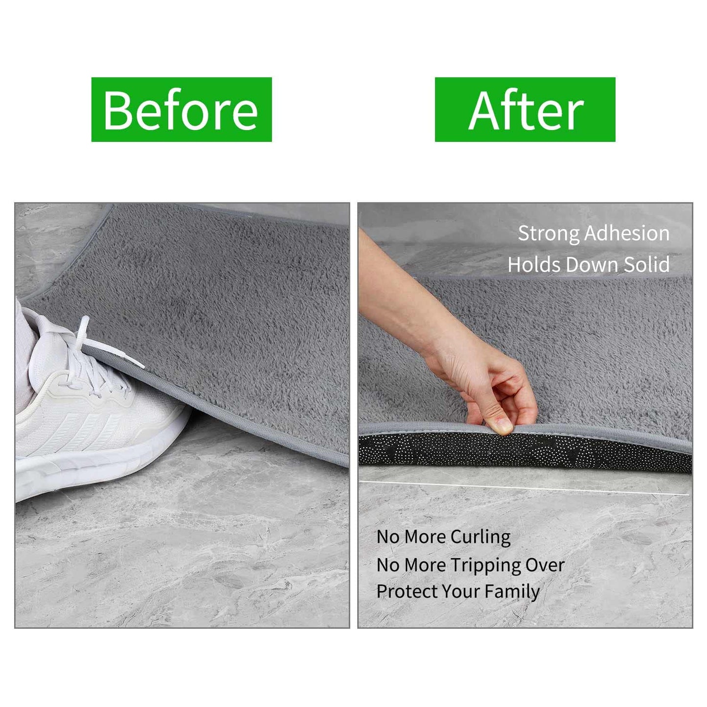 Double Sided Tape Heavy Duty, 1in x 164FT, Extra Large Universal High Tack Mounting Tape, Strong Wall Adhesive Strips Fiberglass Mesh, Sticky Clear Tape, Picture Poster Decor, Easy Use