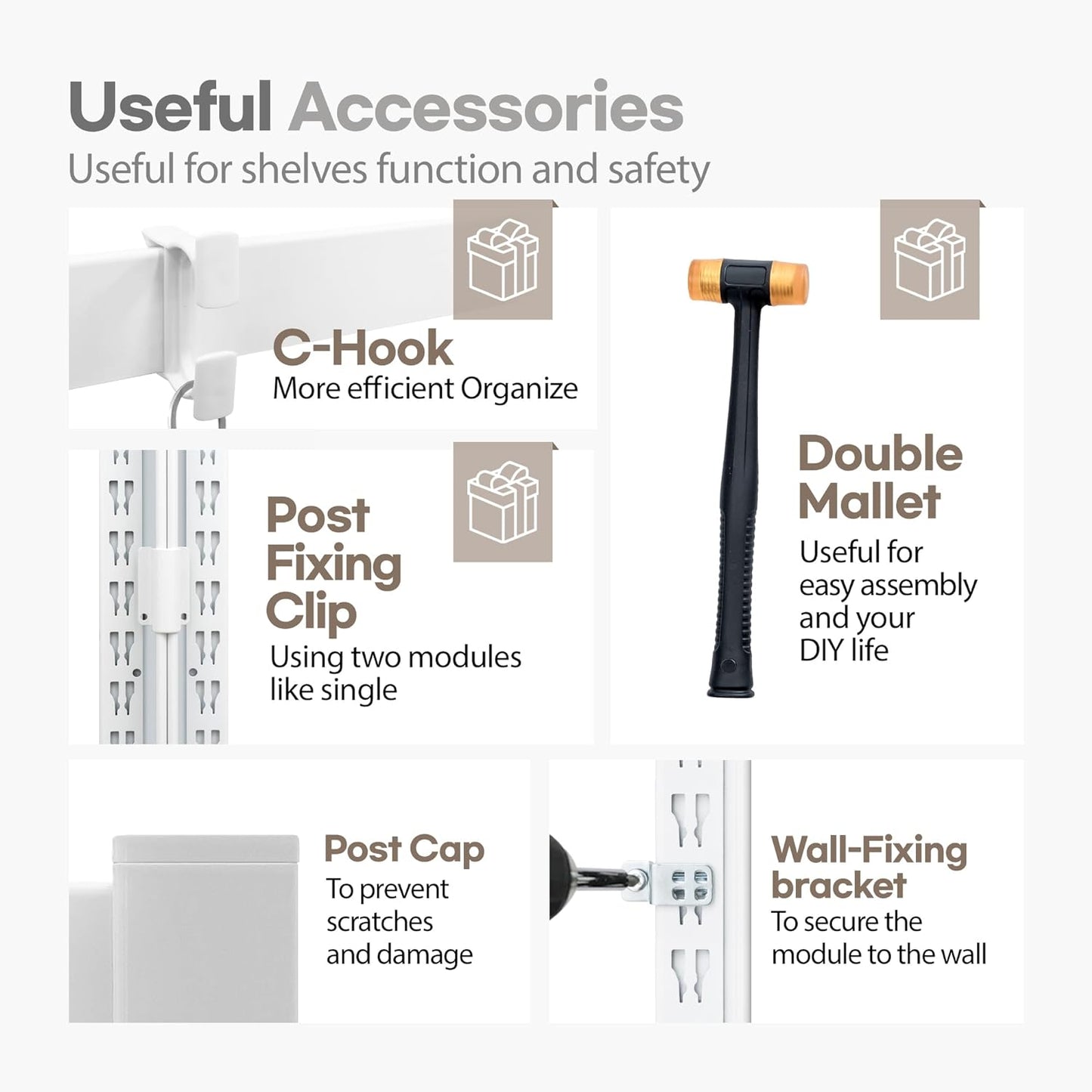 HOMEDANT House 5-Tier Laminated Metal Shelving Unit Adjustable Storage Utility Rack Heavy Duty Shelves Organization Multipurpose Shelf Kitchen Garage Pantry Closet 3Pack