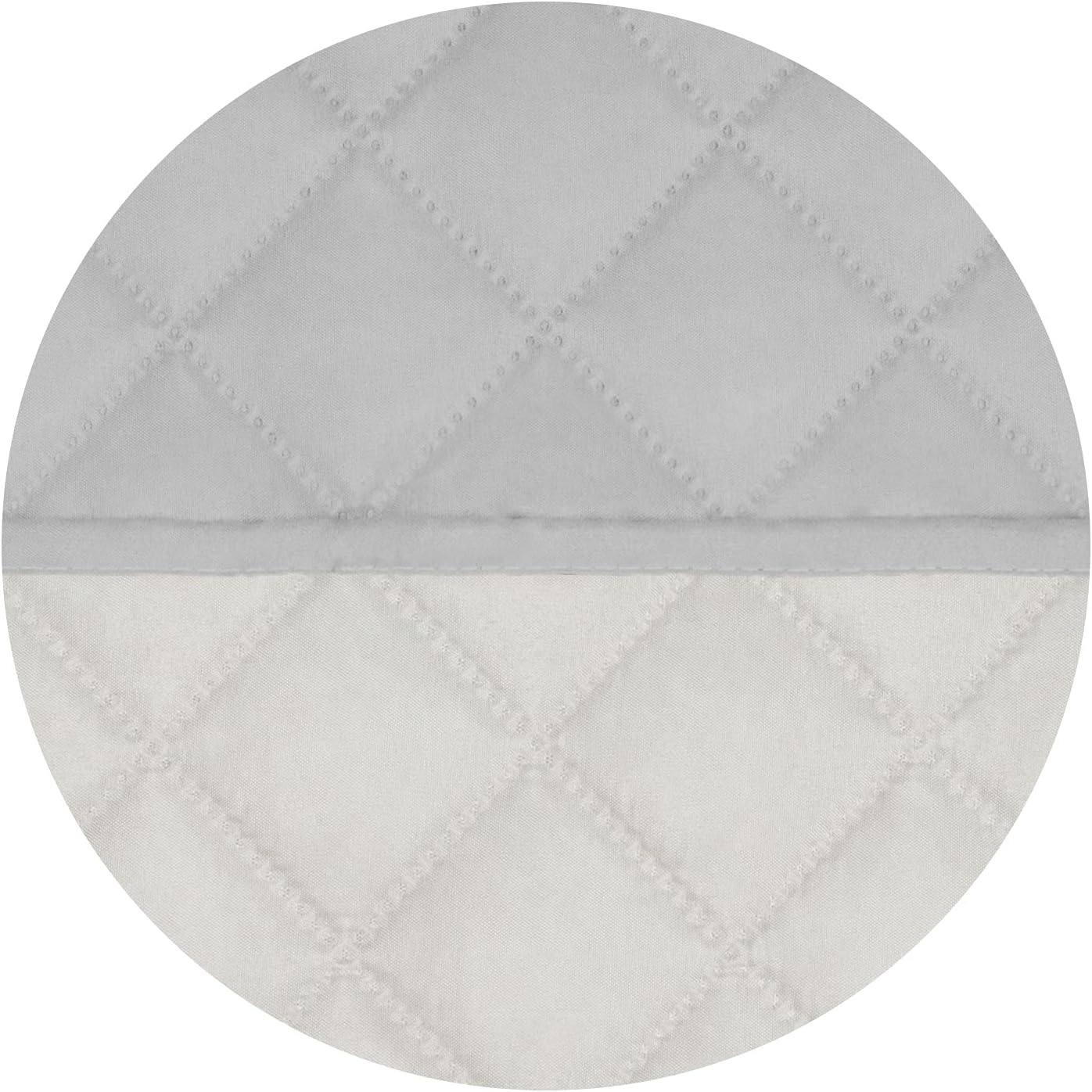 PureFit Reversible Quilted Sofa Cover, Water Resistant Slipcover Furniture Protector, Washable Couch Cover with Non Slip Foam and Elastic Straps for Kids, Pets (Sofa,Light Gray/Ivory) Large