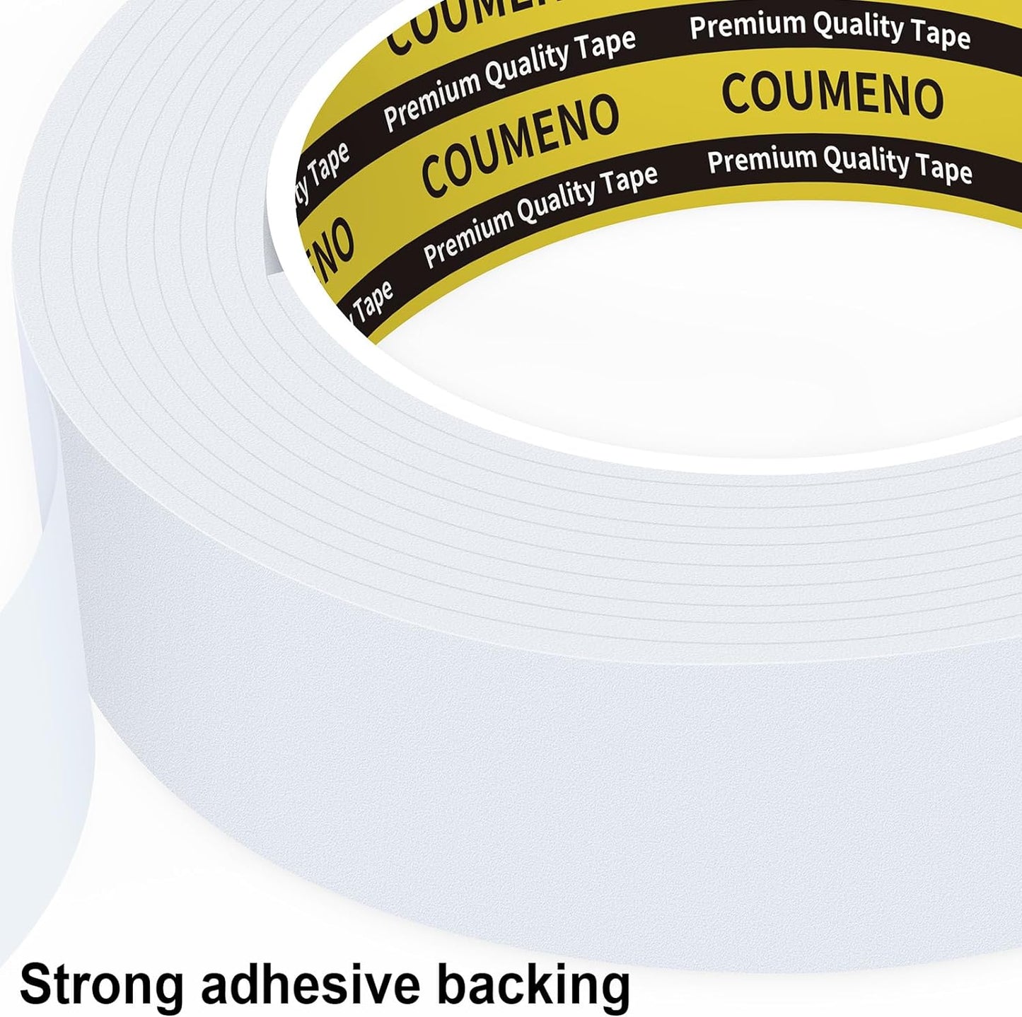 EVA Single-Sided Adhesive White Foam Tape, Single-Sided Sealing Strip Foam Pad Sponge Tape Window Weatherproof, Self-Adhesive Insulation Sealing Tape (White) 2inX9.84FT