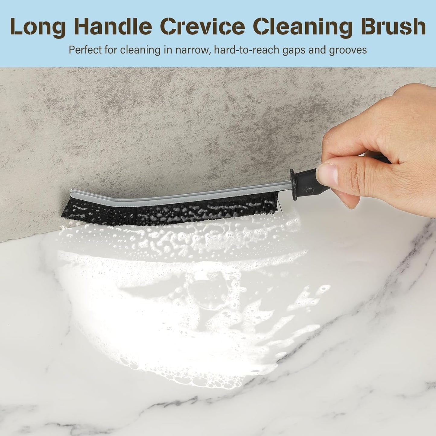 Crevice Cleaning Brush, 40 PCS Hard Bristled Crevice Cleaning Brush, Gap Cleaning Brush, Multifunctional Crevice Cleaning Brushes for Household Use, Dead Corners Brushes Window and Door Gap