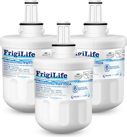 DA29-00003G Replacement for Samsung DA29-00003A Aqua-Pure Plus DA29-00003B HAFCU1 DA29-00003F RS22HDHPNSR RSG257AARS RFG237AARS RF267AERS RFG297AARS HDX-FMS-1 Refrigerator Water Filter 3PACK
