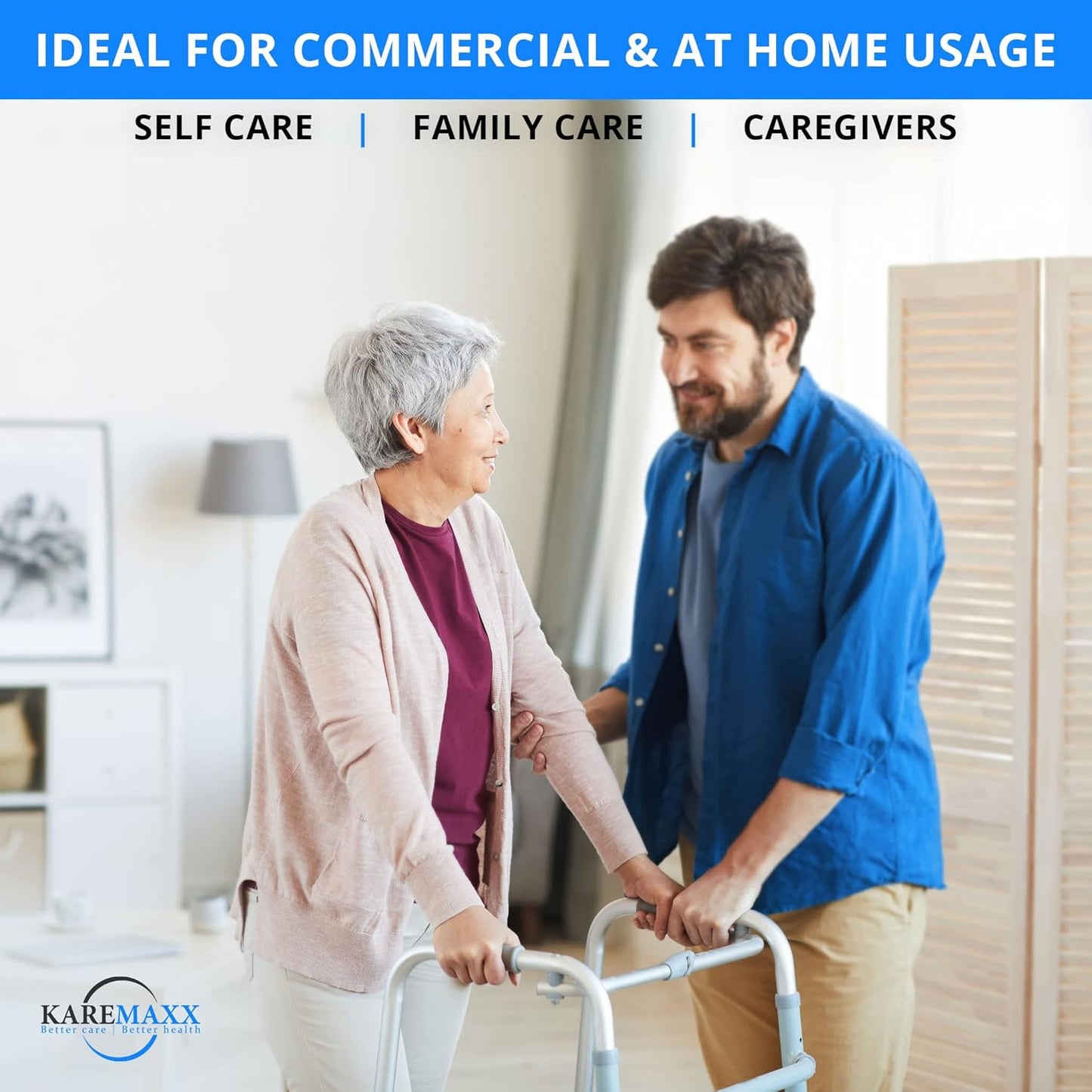 100 Bedside Commode Liners Bags for Commode Toilet - Leak Proof & Odorless Potty Liners for Portable Potty Chair Liners - Potty Bags for Portable Toilet Bag - Bedside Toilet Liners Disposable Adult