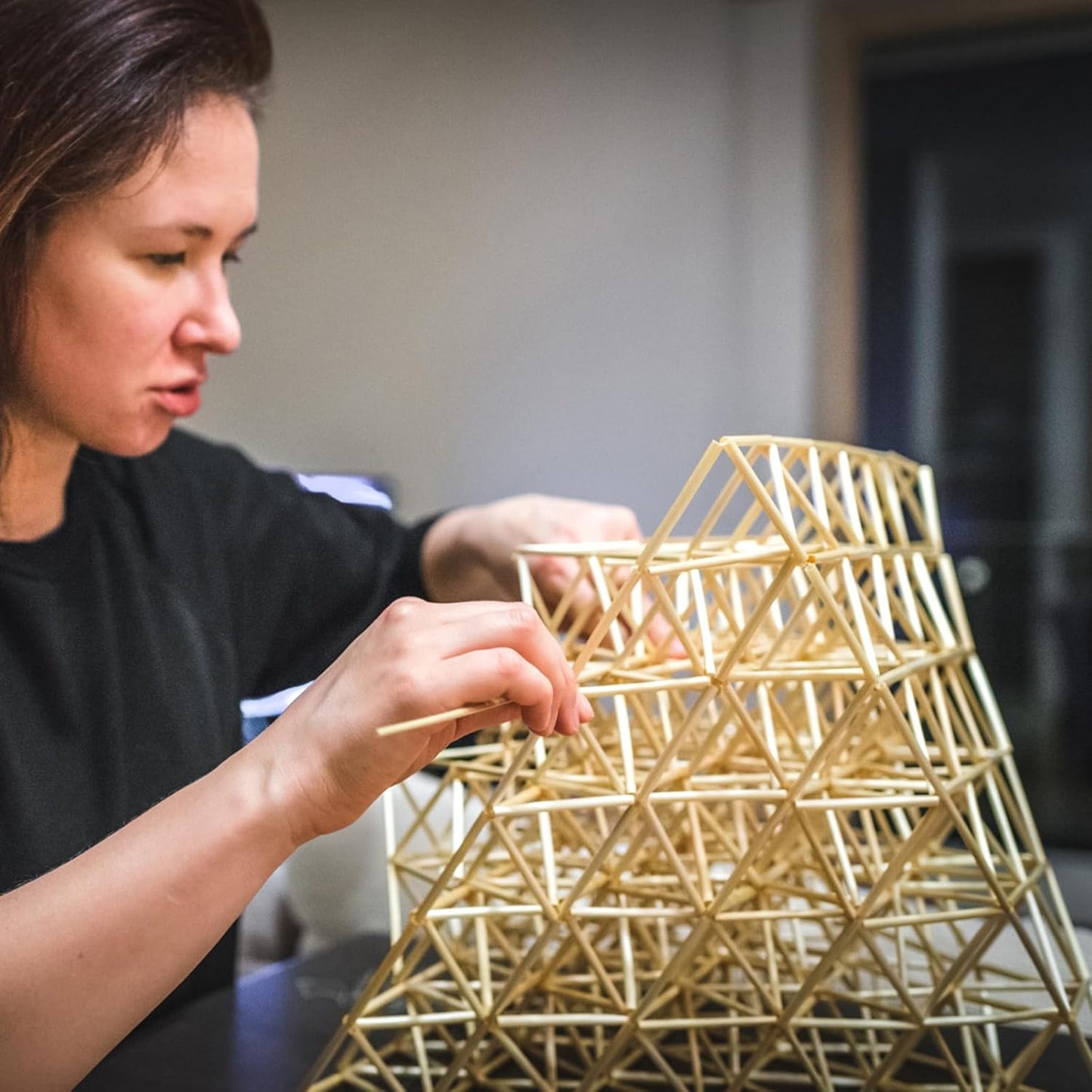 1/2 x 12 Inch 50 PCS Square Dowel Rods Wood Sticks Wooden Dowel Rods Unfinished Bamboo Sticks - for Crafts,Home Decor, Model Making and DIYers