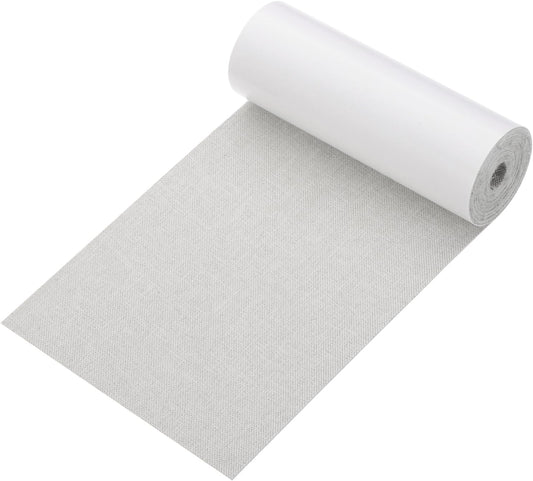 PATIKIL 70x4.4 Inch Linen Repair Tape, Repair Fabric Patch Self Adhesive Couch Patch Line Repair Patch for Furniture Sofa Car Seats Office Chairs, Light Gray