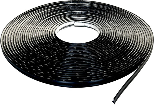 InstaTrim The Original Flexible Trim - 50ft Black 3/4" Wide Caulk Tape - Adhesive Trim with Many Uses Including Caulking for Bathtubs, Sinks, Counters, Tile, Floors - Made in USA