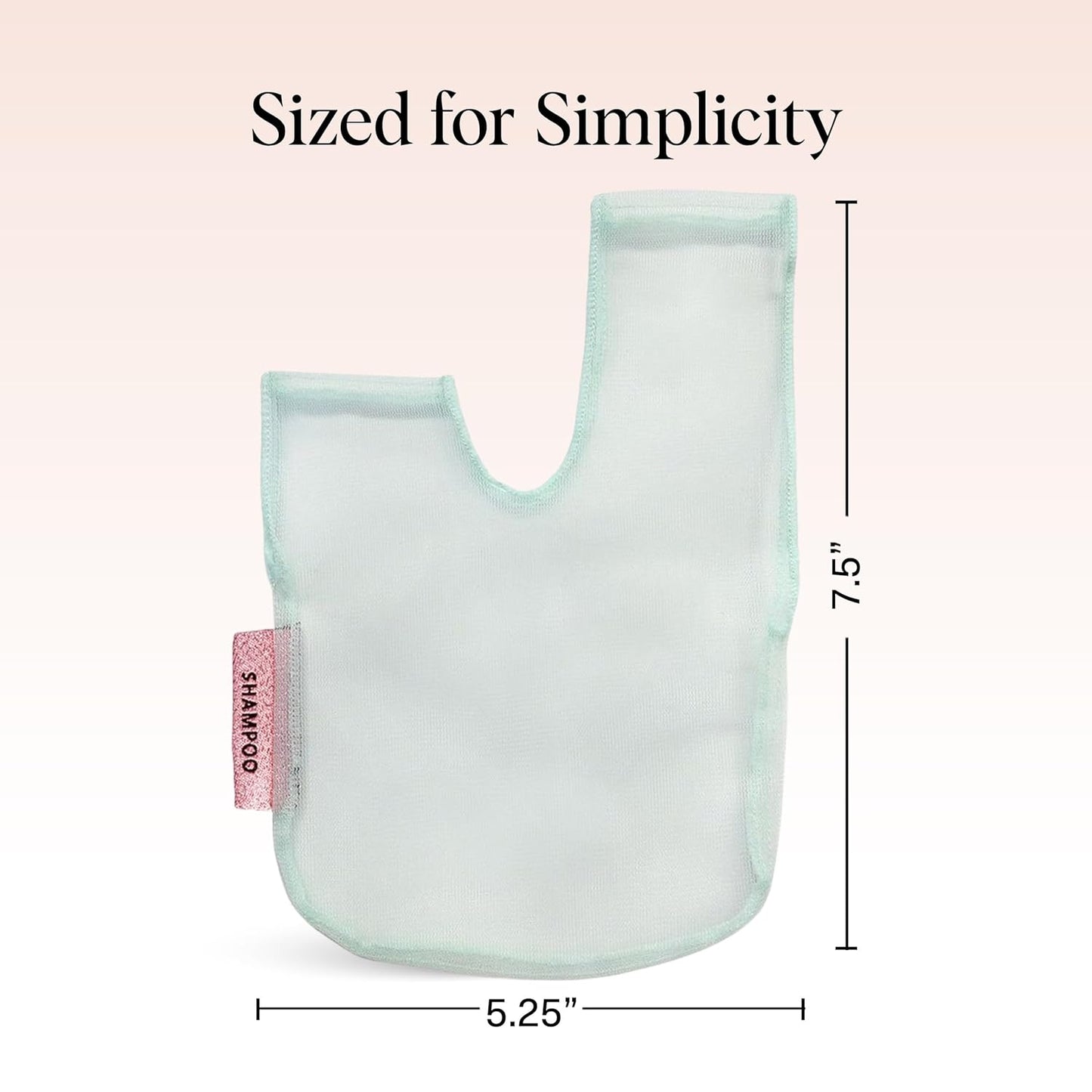 Kitsch Bar Soap Saver Bag – Patented Mesh Bag Soap Holder for Shampoo and Conditioner Bars - Extends Use & Prevents Soggy Mess - Recycled Mesh Beauty Pouch, Eco-Friendly – Mint