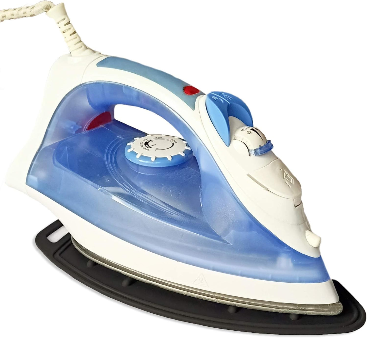 Encasa XO Silicon Mat for Hot Iron Rest - Heat Resistant, Anti - Slip, Thicker Pad for Protecting Your Table During Ironing, Non-Burning, Machine Washable, Durable - Black