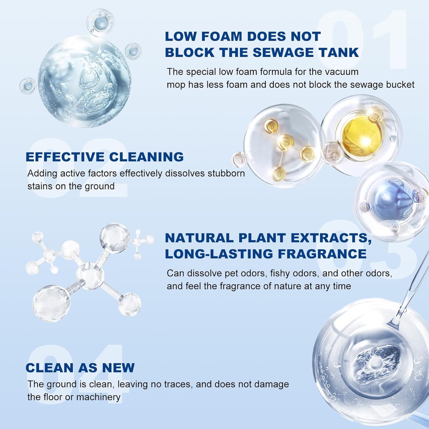 5 Bottles Compatible with Tineco Cleaning Solution 500ml Per Bottle Lavender Scents Floor Cleaner Compatible with All Robot Vacuums with Mopping and Cordless Wet/Dry Vacuum (Lavender Scents)