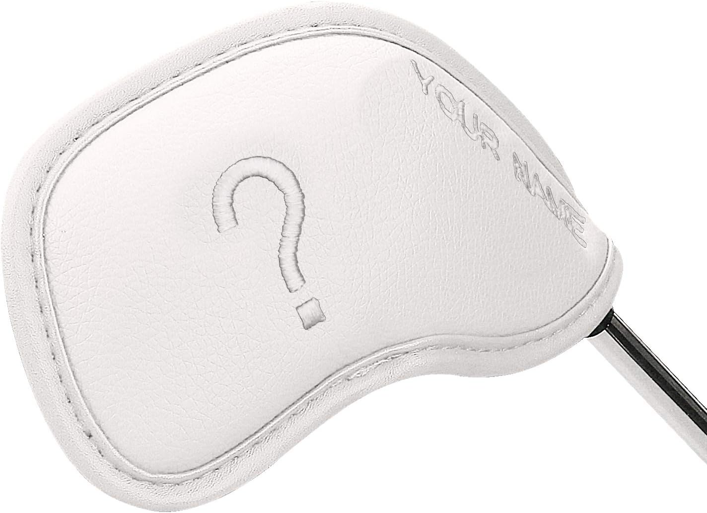 CRAFTSMAN GOLF 12pcs or 1pc Thick Synthetic Leather Golf Iron Head Covers Set Headcover Fit All Brands Callaway Ping Taylormade Cobra Etc. Also Custom Name