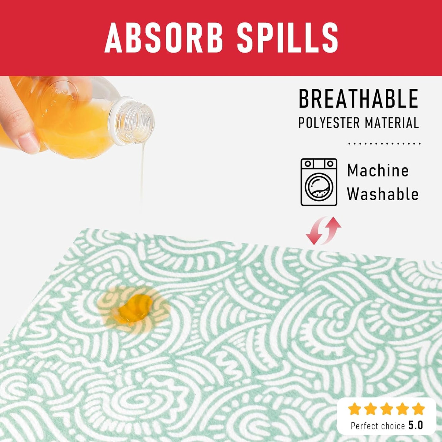 Cooyes Non-Slip Refrigerator Liners for Shelves, 17.7" × 24", 12 Pack, Large Fridge Drawer & Shelf Liners for Kitchen Cabinets Non-Adhesive, Breathable Material, BPAfree, Keep Produce Fresh Longer