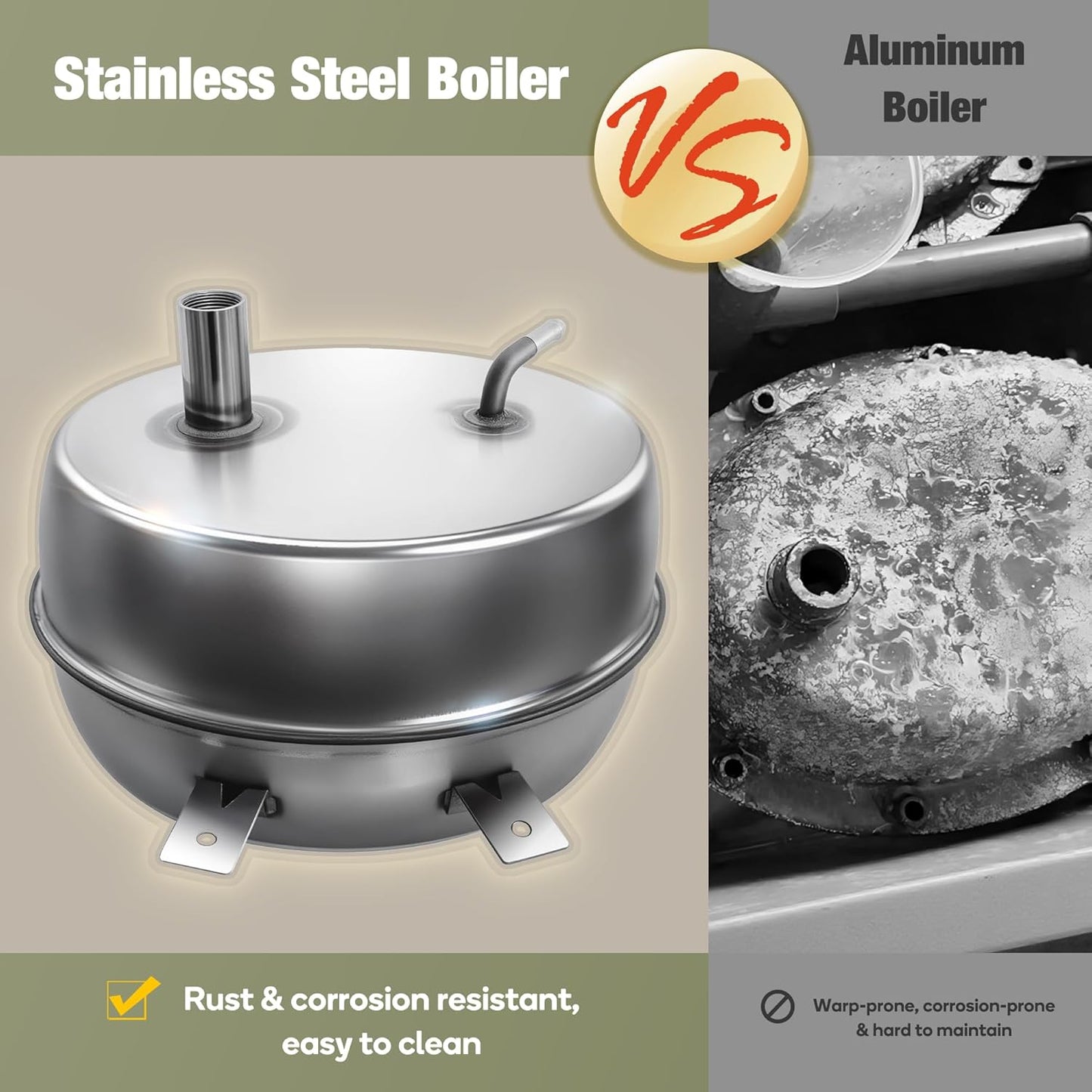 Newbealer Heavy-Duty Steam Cleaner for Home, Stainless Steel Boiler, Steam Mop with 20-Piece Accessories, Max 5 Bar, Multi-Purpose Steamer for Floors, Cars, Furniture, Tiles, and More