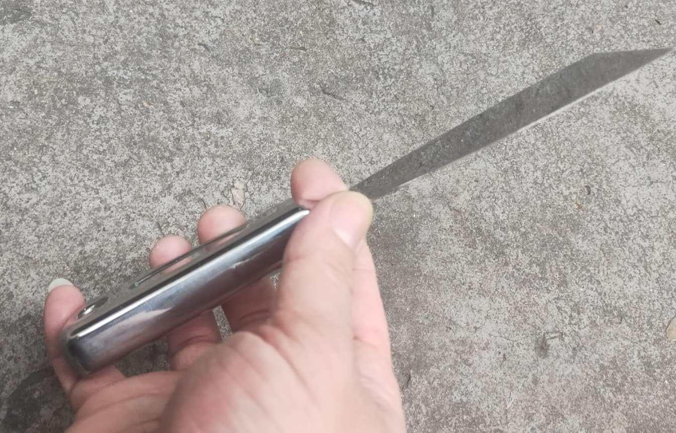 Flex All Stainless Steel Joint Knife Putty Scraper,4-Inch Professional Grade 420 stainless steel, All-Metal, Precision Ground Edge Putty Knife Tape Knife (4")