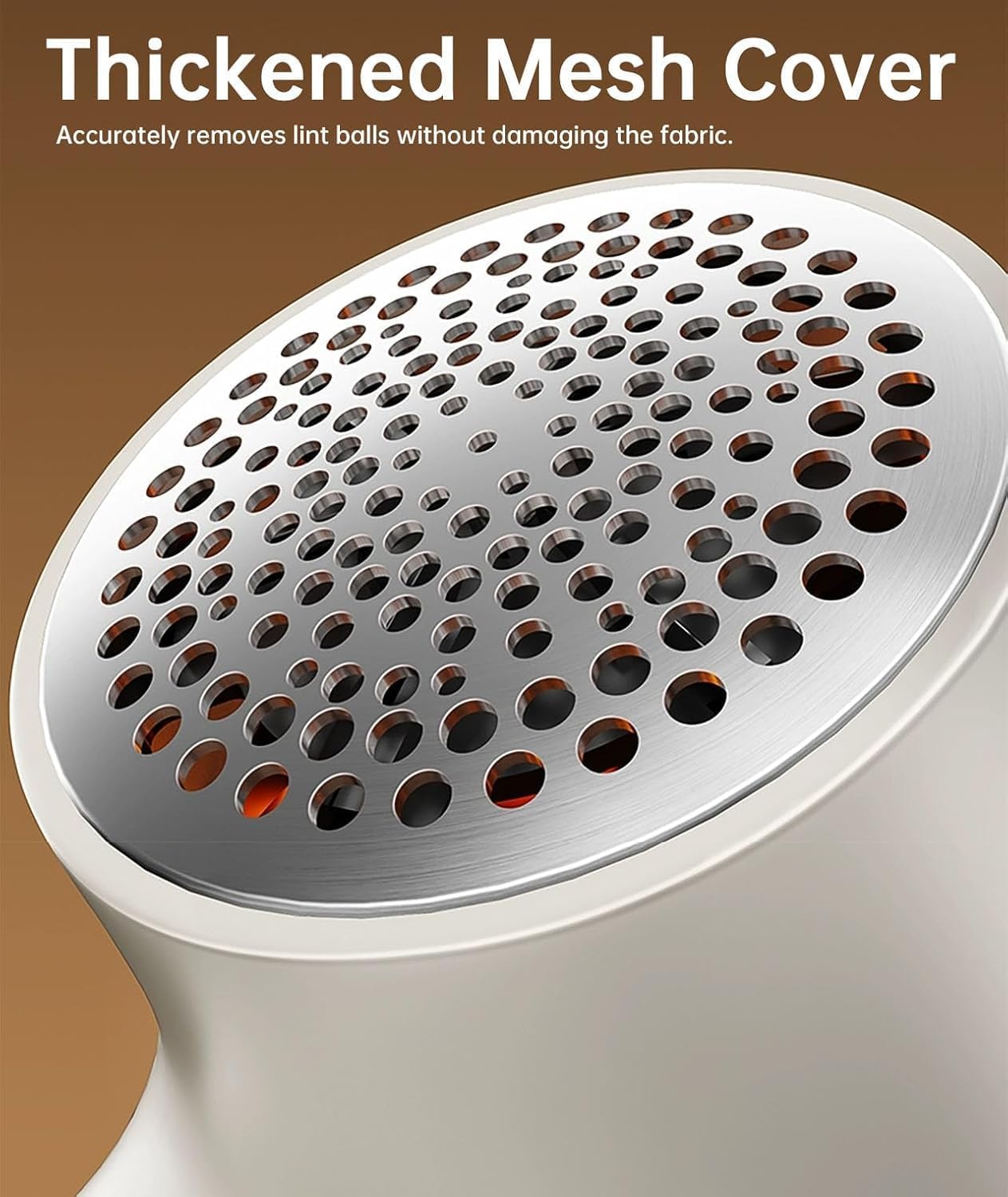 Rechargeable Fabric Shaver,Lint Remover, 3-Speed Sweater Shaver with LED Display, 2 Replaceable Stainless Steel 6-Blade Heads for Clothes, Sweaters, Furniture, Lint Balls and Fabric Pilling