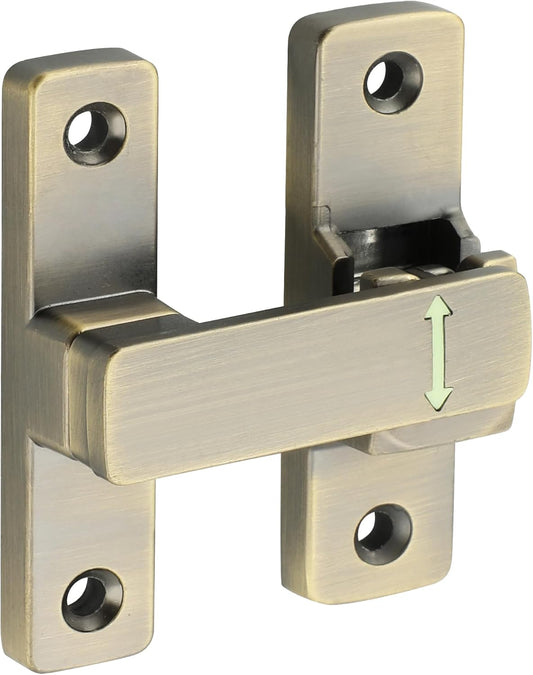 90/180 Degree Flip Latch Gate Latch, Heavy Duty Black Safety Door Lock Enhanced Security Flip Latch Lock Hardware for Interior Door Front Door Barn Garden Fence Window Bathroom Cabinet