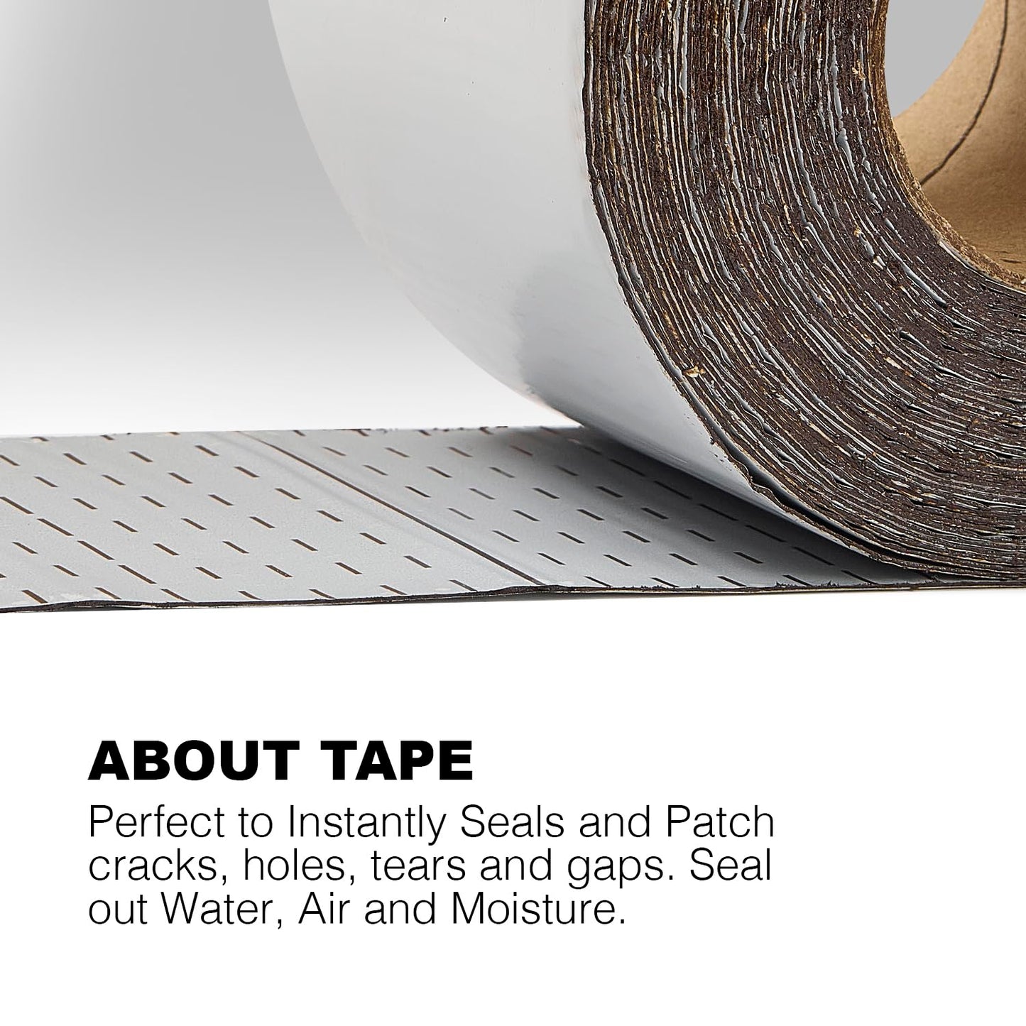 White RV Roof Sealant Tape, 2" x 50' Waterproof Repair Seal Tape – Extra Thick, UV-Resistant, Weatherproof Patch for Permanent Leak Sealing on RVs, Trailers, and Mobile Homes