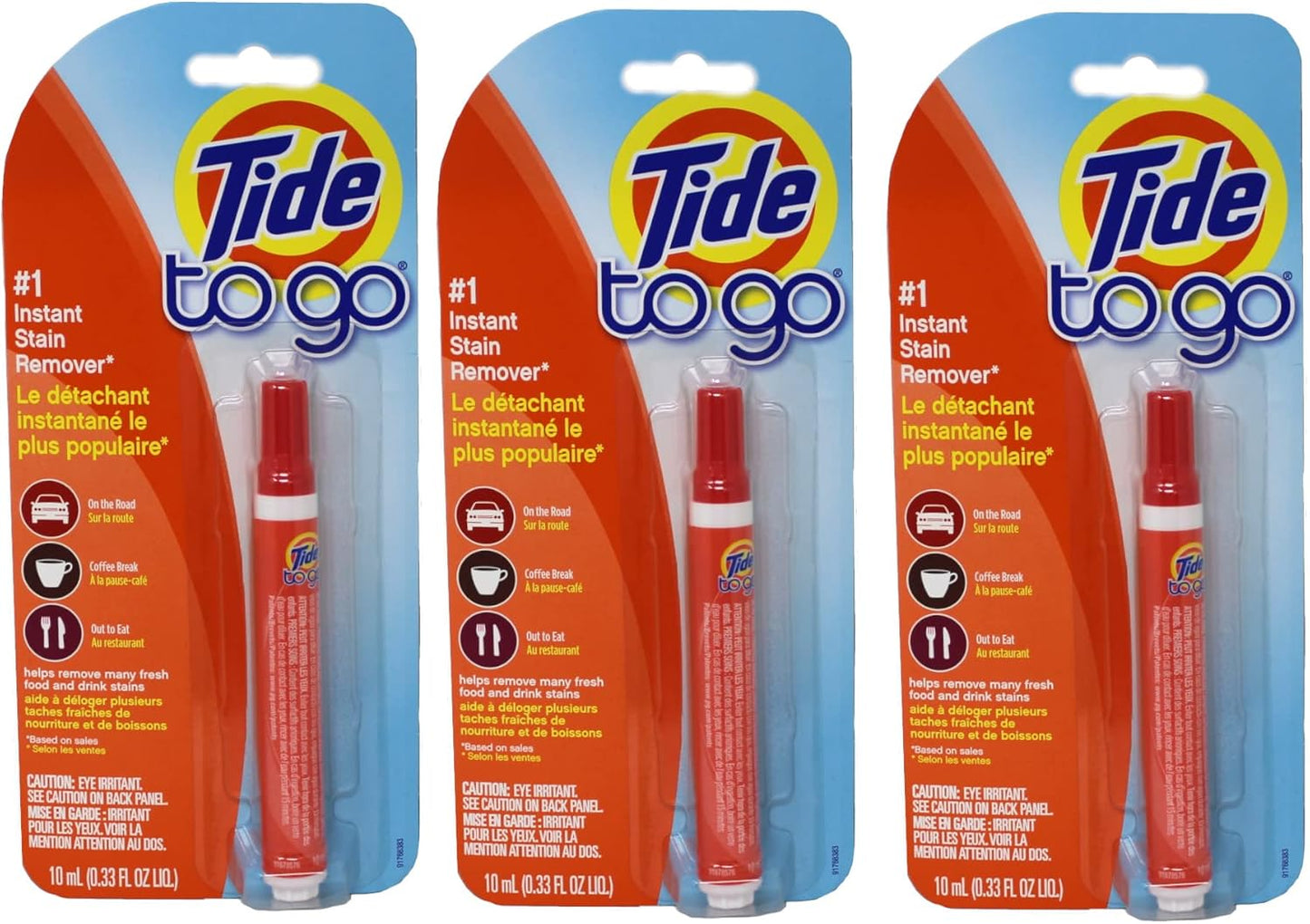 Tide To Go Instant Stain Remover 0.33 oz ( Pack of 3)