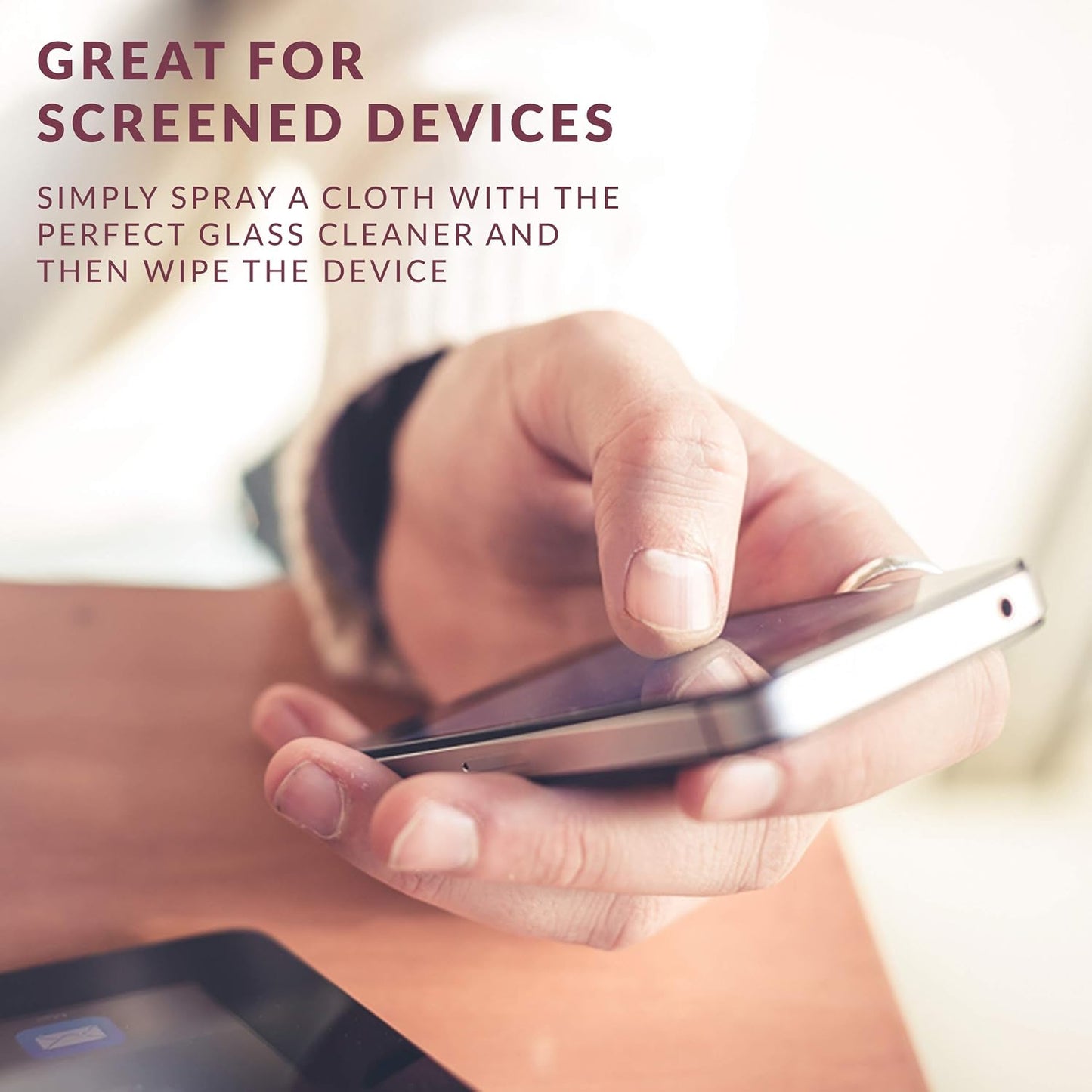 HOPE'S Perfect Glass Cleaner, Streak-Free, Ammonia-Free Window, Mirror, Screen, and Shower Door Cleaner, Indoor and Outdoor Glass Surfaces, 32 Fl Oz Spray Bottle and 67.6 Fl Oz Refill, Pack of 4