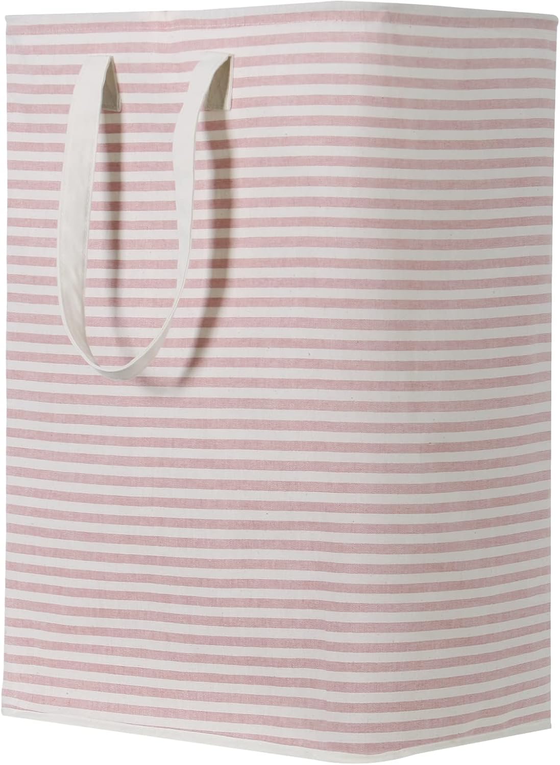 Lifewit Laundry Hamper Large Collapsible Laundry Basket, Freestanding Waterproof Clothes Hamper Storage with Easy Carry Handles for Clothes in Bedroom Bathroom College Dorm for Adults, Pink, 80L