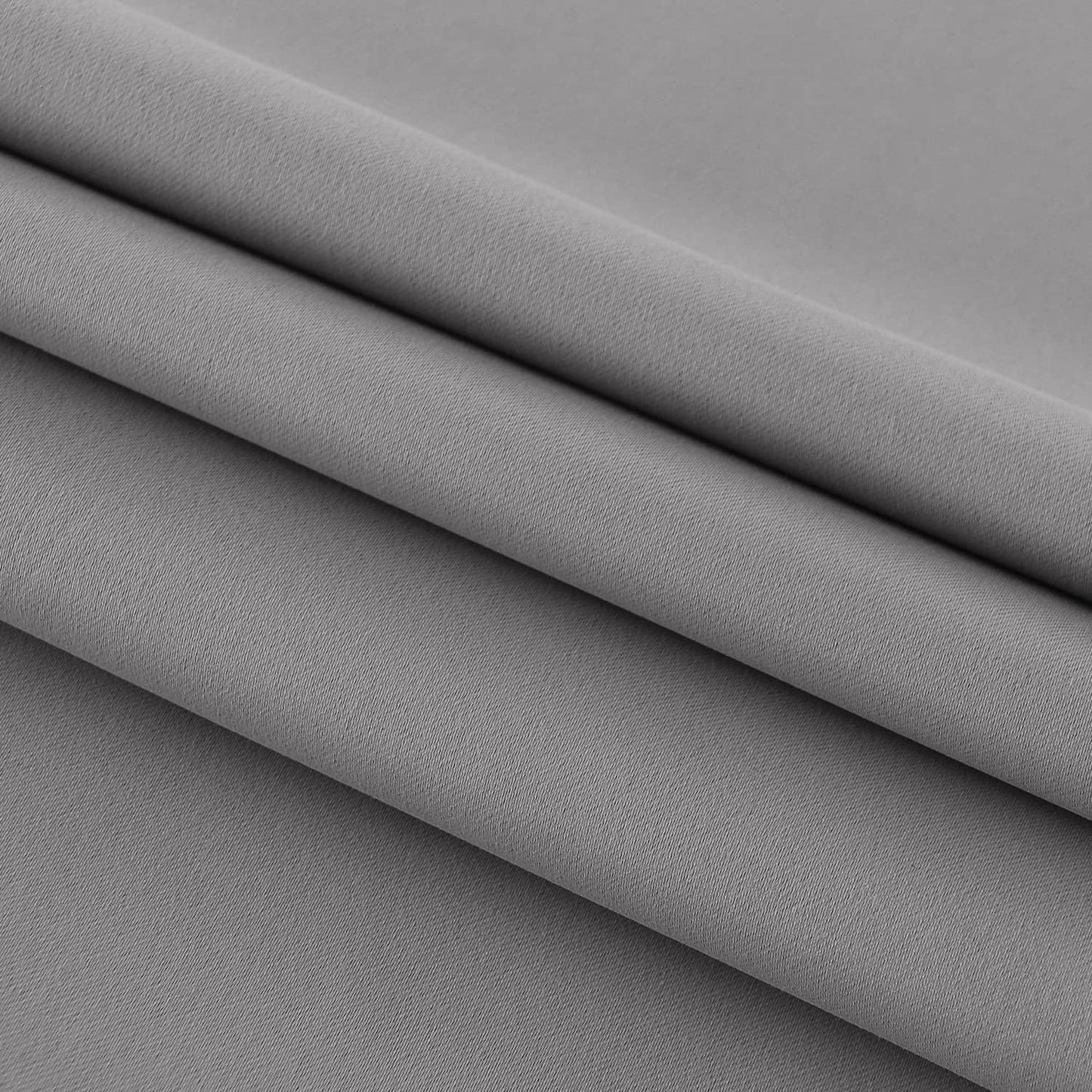 DWCN French Door Curtains – Rod Pocket Thermal Blackout Curtain for Doors with Glass Window, Kitchen and Patio Doors for Privacy, 54 X 72 Inches Long, 1 Curtain Panel with Tieback, Grey