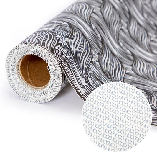 Cabinet Liners 5Rolls 18 x 96 Inch Wide Non Adhesive Kitchen Drawer Liner, Waterproof Shelf Liner Durable Anti-Slip for Kitchen Cabinets Shelf Liner Oil-Proof