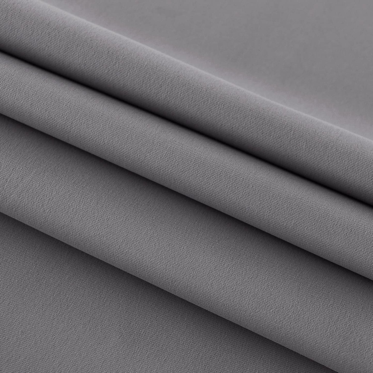 DWCN French Door Curtains – Rod Pocket Thermal Blackout Curtain for Doors with Glass Window, Kitchen and Patio Doors for Privacy, 36 X 80 Inches Long, 1 Curtain Panel with Tieback, Grey