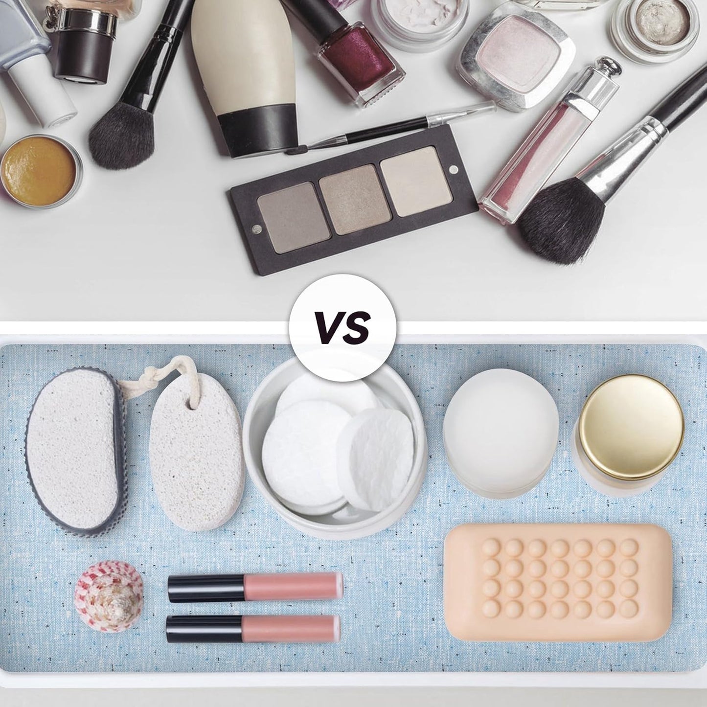 Shelf Liner Non Adhesive, 12 Inch x 10 Feet Cabinet Liners for Pantry Drawer Vanity, Drawer Liners Strong Grip Non Slip Waterproof, Shelf Liners for Kitchen Cabinets