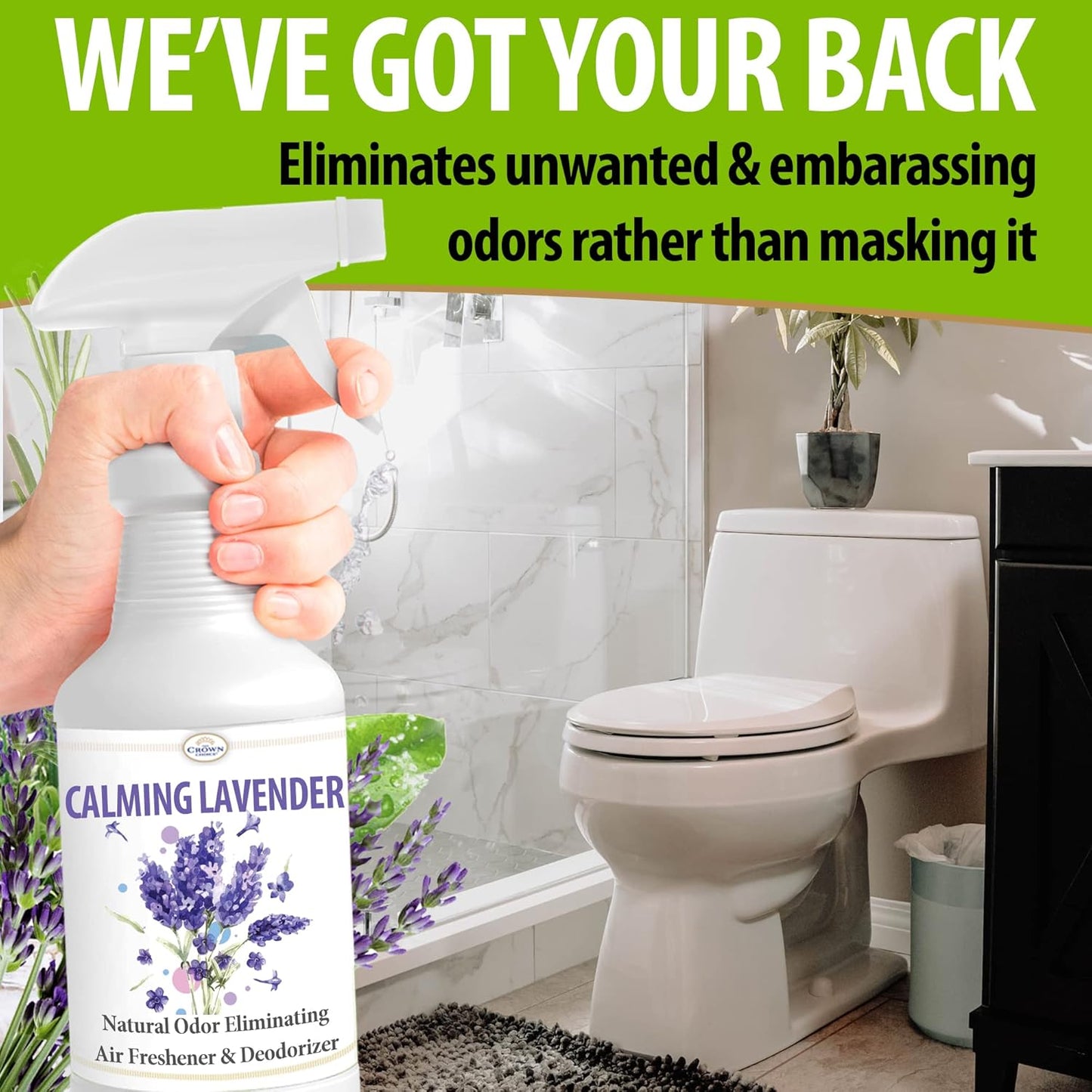 Natural Lavender Linen Spray (24oz) - Linen, Sleep Spray, Room Spray - Quality Lavender Oil Essential Oil Odor Eliminator, Deep Sleep Pillow Mist, Linen Spray for Bed, Sheet, Pillows, Aromatherapy