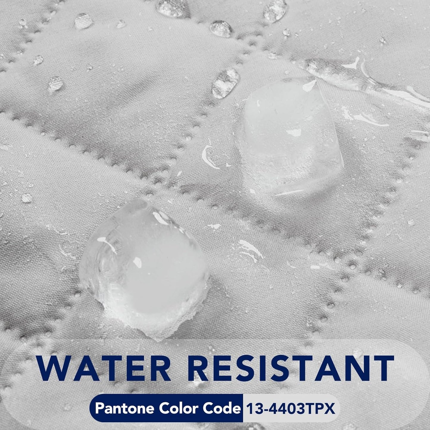 PureFit Reversible Quilted Sofa Cover, Water Resistant Slipcover Furniture Protector, Washable Couch Cover with Non Slip and Elastic Straps for Kids, Dogs, Pets (Oversized Loveseat, Light Gray/Ivory)