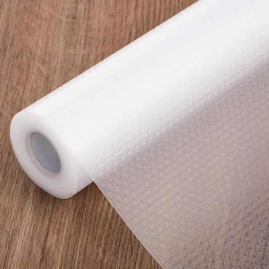 Kitchen Cabinet Liner, 11.8" W x 39" L x 0.03" T, Drawer Liners for Dresser, Non-Adhesive & Non Slip for Home and Kitchen Shelf, Drawer, Cabinet, Refrigerator, Dresser, Cupboard, RV (Polka Dot)