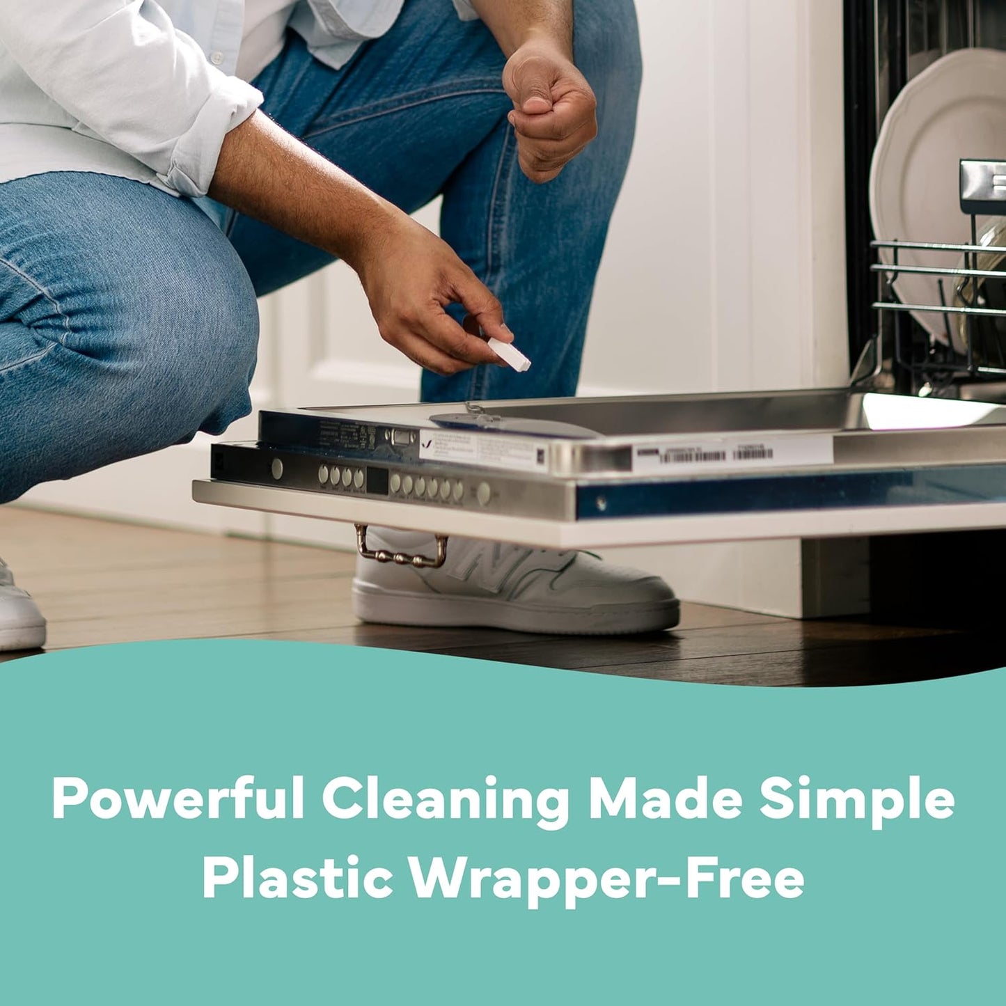 Tru Earth Dishwasher Detergent Tablets | Eco Friendly Alternative to Liquid Pods | 40 Tablets | Fragrance-Free