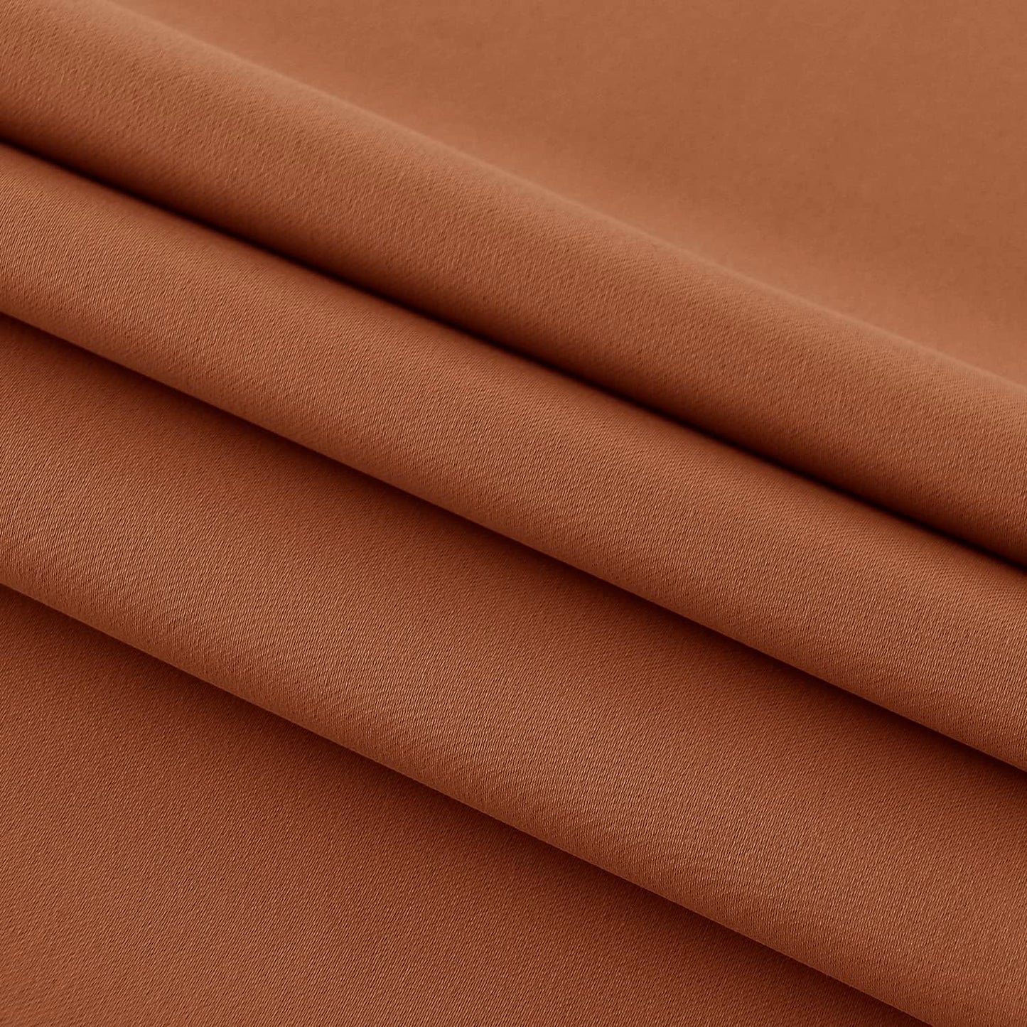 DWCN French Door Curtains – Rod Pocket Thermal Blackout Curtain for Doors with Glass Window, Kitchen and Patio Doors for Privacy, 36 X 72 Inches Long, 1 Curtain Panel with Tieback,Burnt Ochre