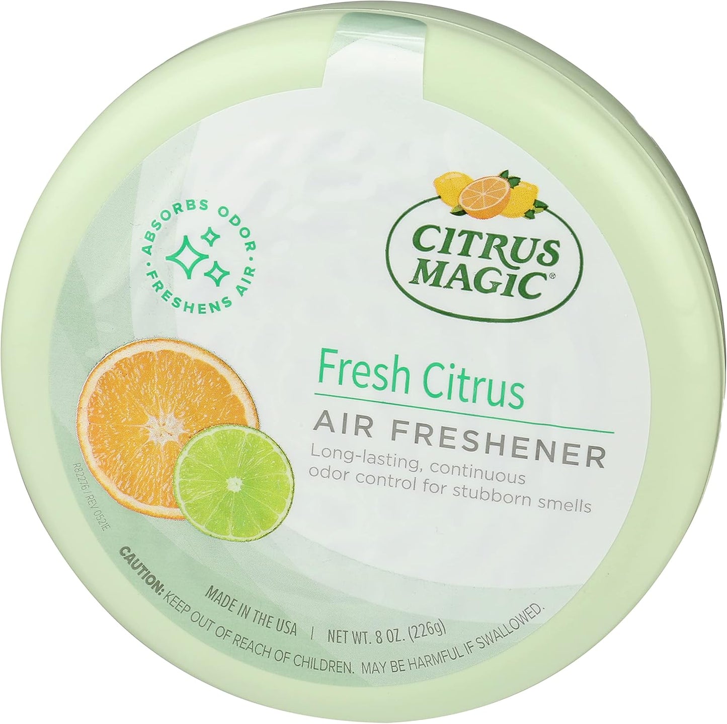 Citrus Magic Odor Absorbing Solid Air Freshener, Fresh Citrus, 8-Ounce, Pack of 1