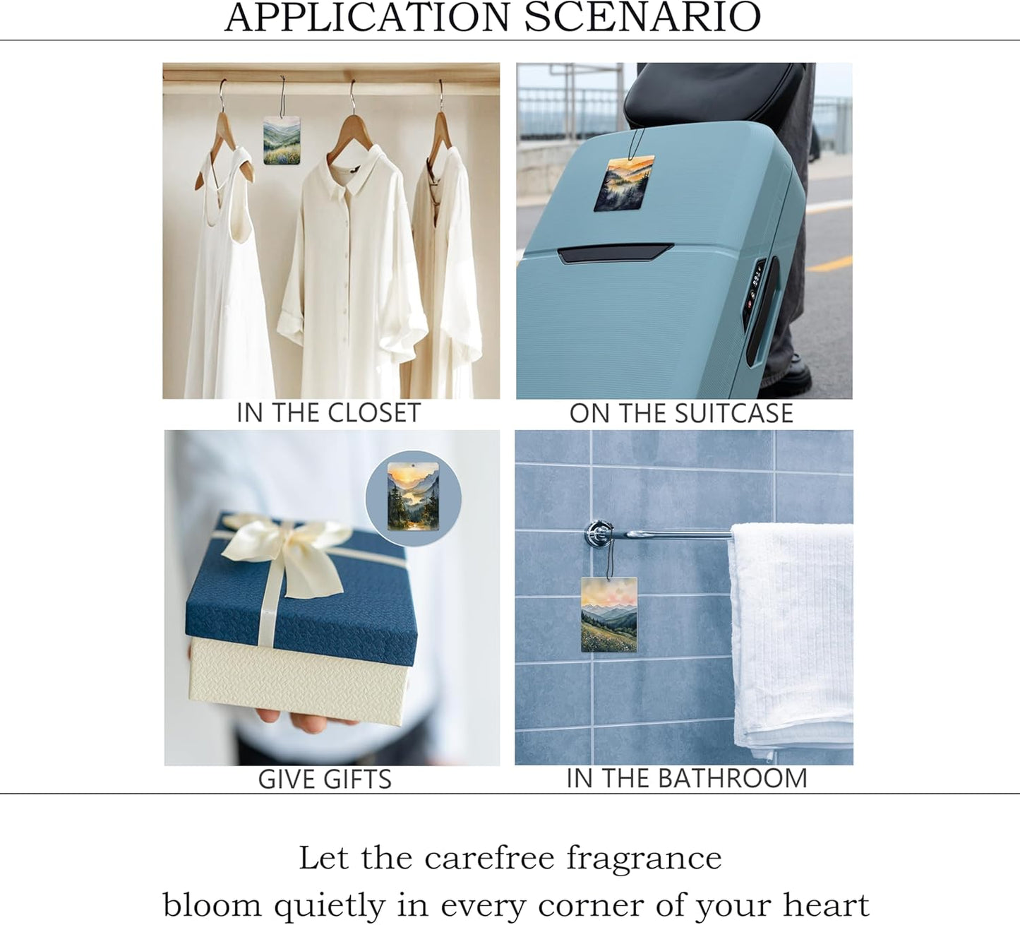 Car Air Freshener, Car Accessories Mirror Decor for Women Men-649