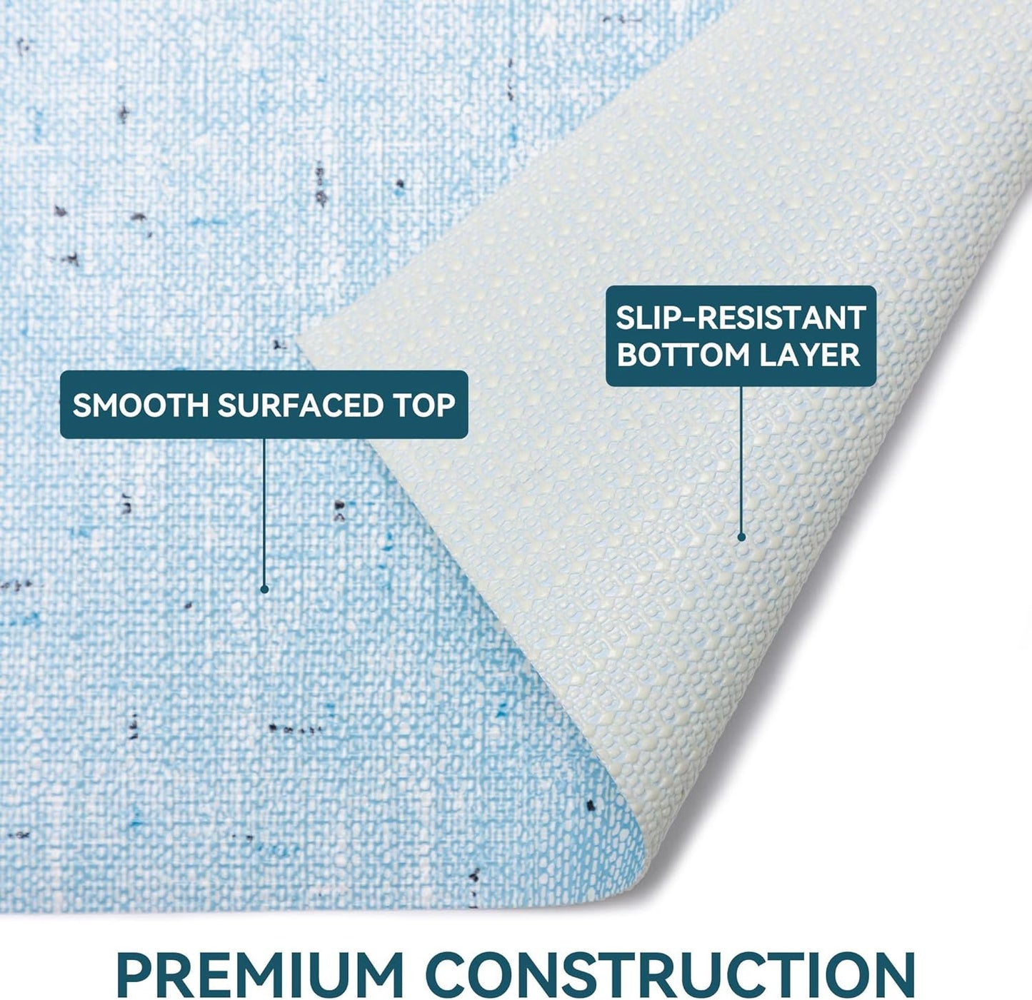 Shelf Liner Non Adhesive, 12 Inch x 10 Feet Cabinet Liners for Pantry Drawer Vanity, Drawer Liners Strong Grip Non Slip Waterproof, Shelf Liners for Kitchen Cabinets