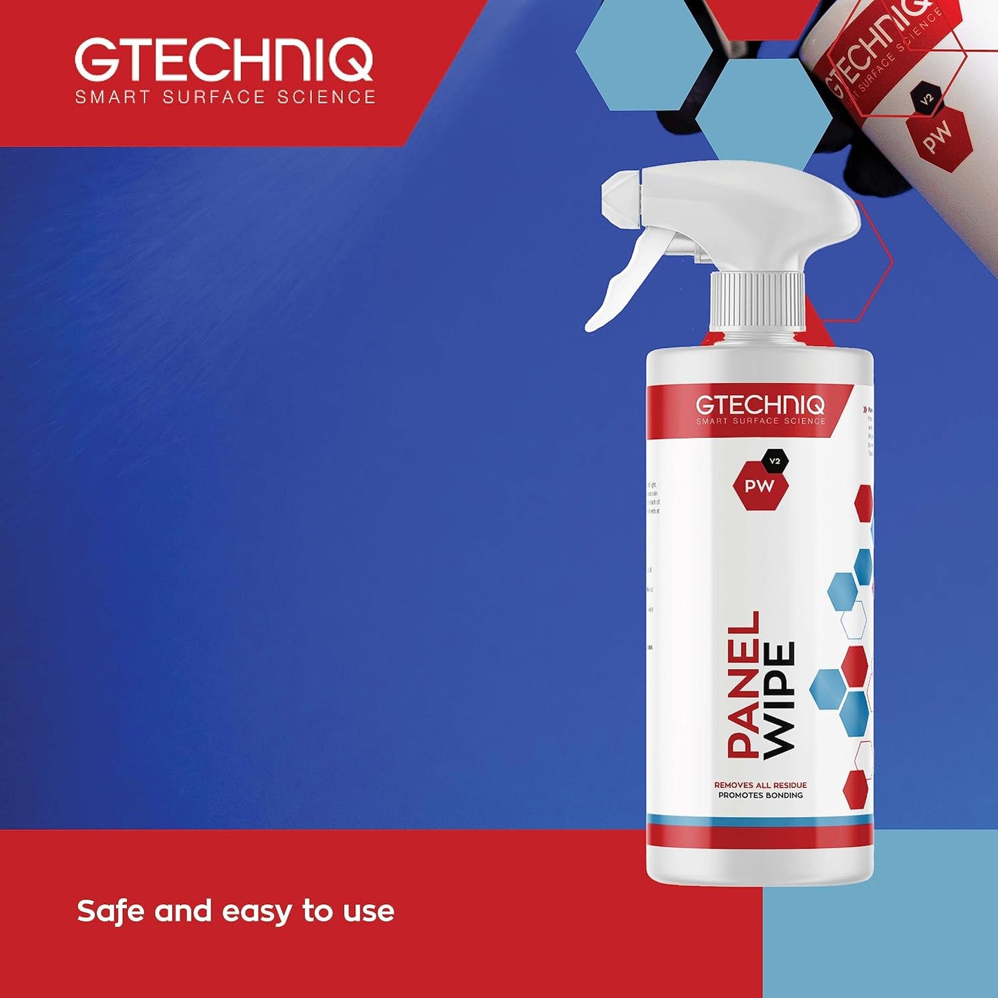 Gtechniq Panel Wipe for Car Cleaning, Pre-Sealant Car Cleaner for Polish Residue, Fragrance-Free, Transparent, 5L