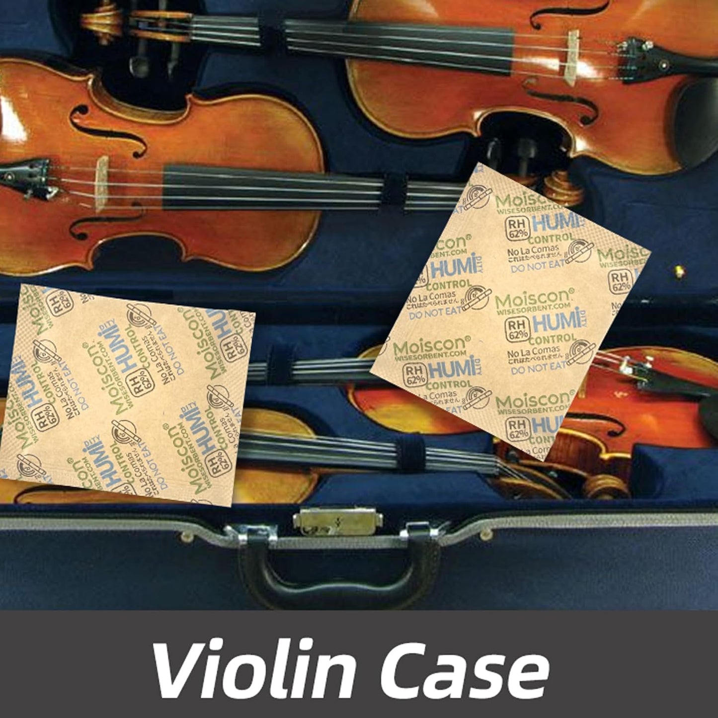 45 Pack 62% RH 8 Gram Two-Way Humidity Control Packs for Storing 1 oz, Size 8 Moisture Control Packets Individually Wrapped