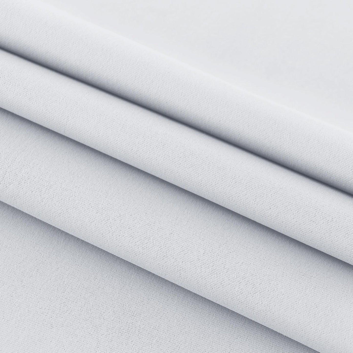 DWCN French Door Curtains – Rod Pocket Thermal Curtain for Doors with Glass Window, Kitchen and Patio Doors for Privacy, 25 X 40 Inch Length, 1 Curtain Panel with Tieback, Greyish White