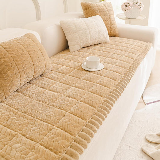 Mivnue Pet Couch Cover Protector Sofa Covers for Pets Washable Non Slip Couches and Sofas Dog Mat (Coffee, 27.6" x 59.1")