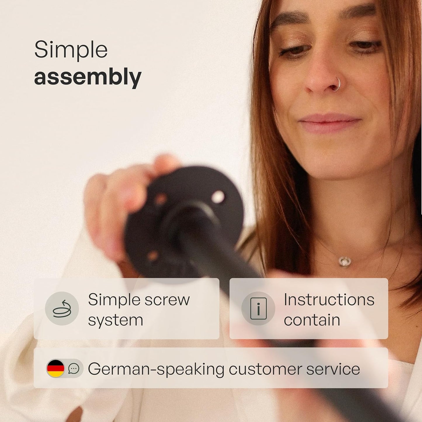 pamo Industrial Pipe Clothing Rack with Shelf - 130 lbs Capacity - Free Standing Clothes Rack and Walk In Closet for Wardrobe