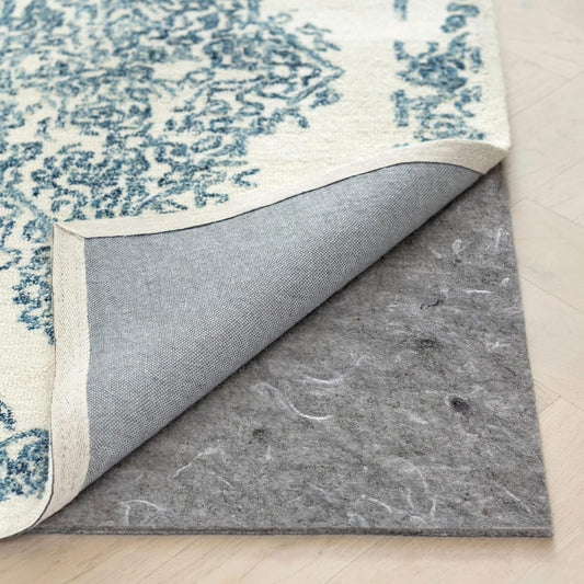 RUGPADUSA - Dual Surface - 2'10" x 4'10" - 1/8" Thick - Felt + Rubber - Non-Slip Backing Rug Pad - Adds Low-Profile Comfort and Protection