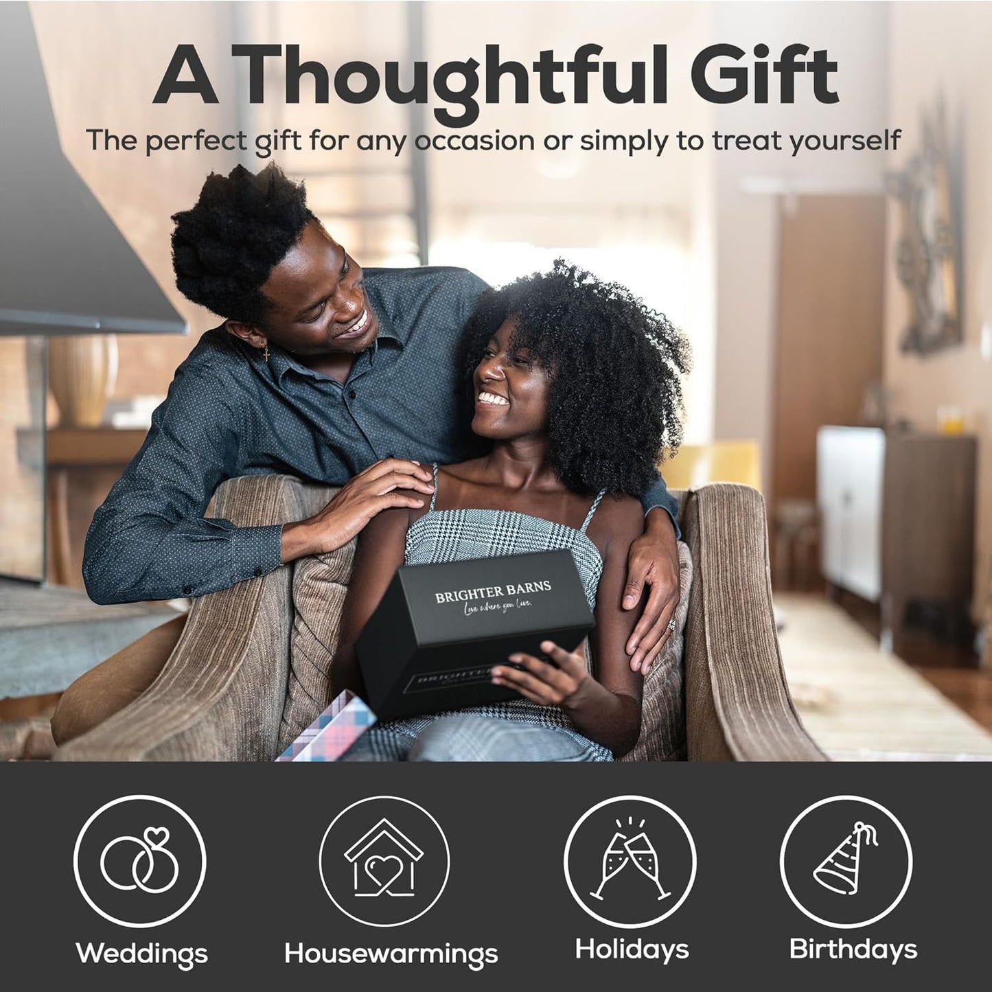 White Glass Hand and Dish Soap Dispenser Set by Brighter Barns - Kitchen Soap Dispenser Set with Tray for Kitchen, Home or Vacation Rental - Modern Kitchen Decor & Accessories (White)