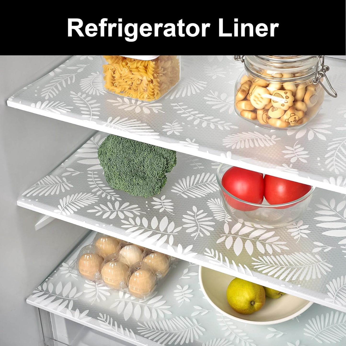 Cooyes Shelf Paper for Kitchen Cabinets Non Adhesive, Waterproof & Oil-Proof Kitchen Drawer Liner for Refrigerator Drawer Fridge Cupboard (23.6 Inch W x 354 Inch L)