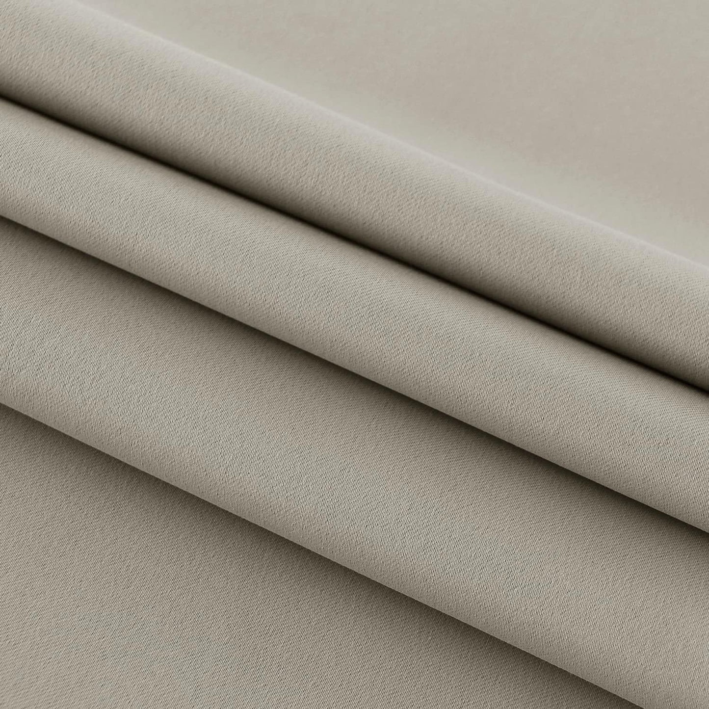 DWCN French Door Curtains – Rod Pocket Thermal Blackout Curtain for Doors with Glass Window, Kitchen and Patio Doors for Privacy, 54 X 72 Inches Long, 1 Curtain Panel with Tieback, Taupe